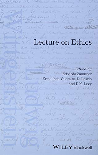 Ludwig Wittgenstein: Lecture on Ethics (Hardcover, Wiley-Blackwell)