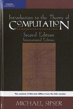 Michael Sipser: Introduction to the theory of computation (2006)