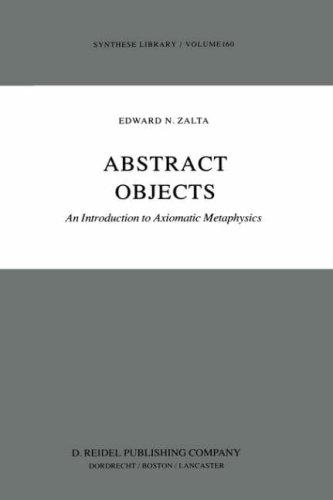 Edward N. Zalta: Abstract objects (1983, Springer)