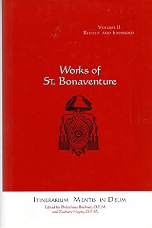 Saint Bonaventure: The Journey of the Soul into God (Franciscan Institute)