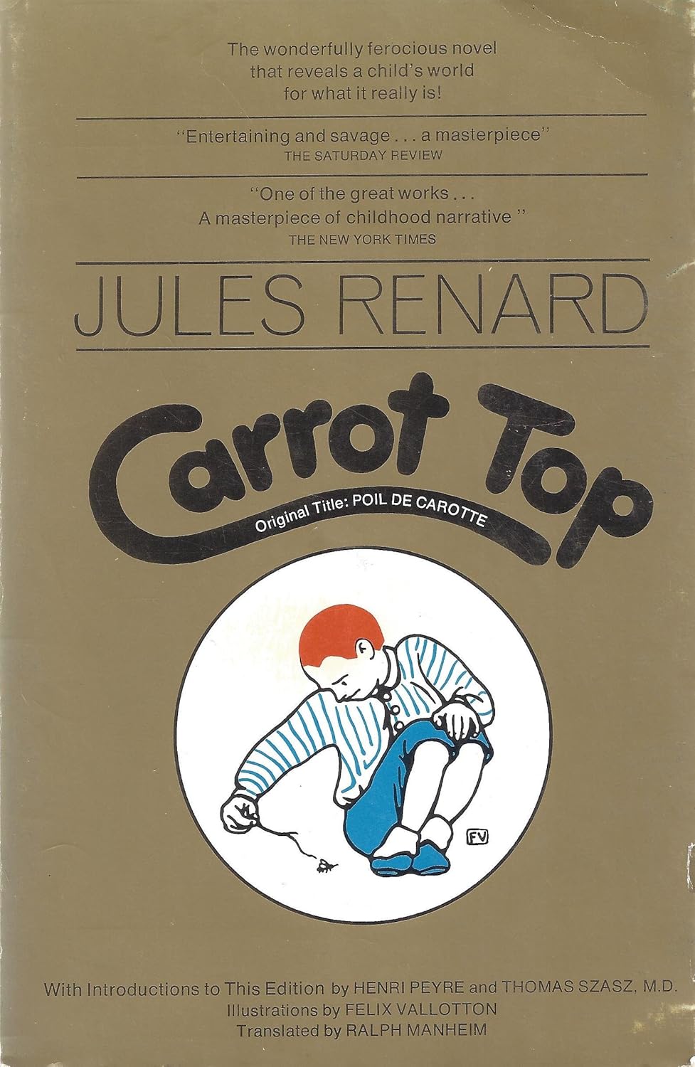 Jules Renard: Carrot Top (Paperback, Farrar Straus & Giroux)