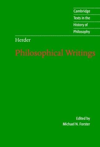 Johann Gottfried Herder, Michael N. Forster: Herder (Paperback, Cambridge University Press)