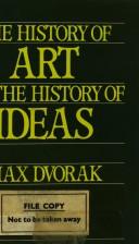 Max Dvořák: The History of Art as the History of Ideas (1984, Routledge & Kegan Paul)