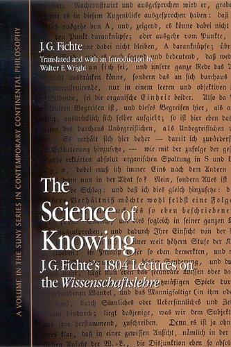 Johann Gottlieb Fichte: The Science Of Knowing (Paperback, State University of New York Press)