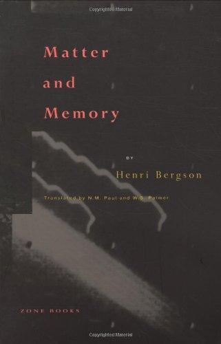 Henri Bergson: Matter and Memory