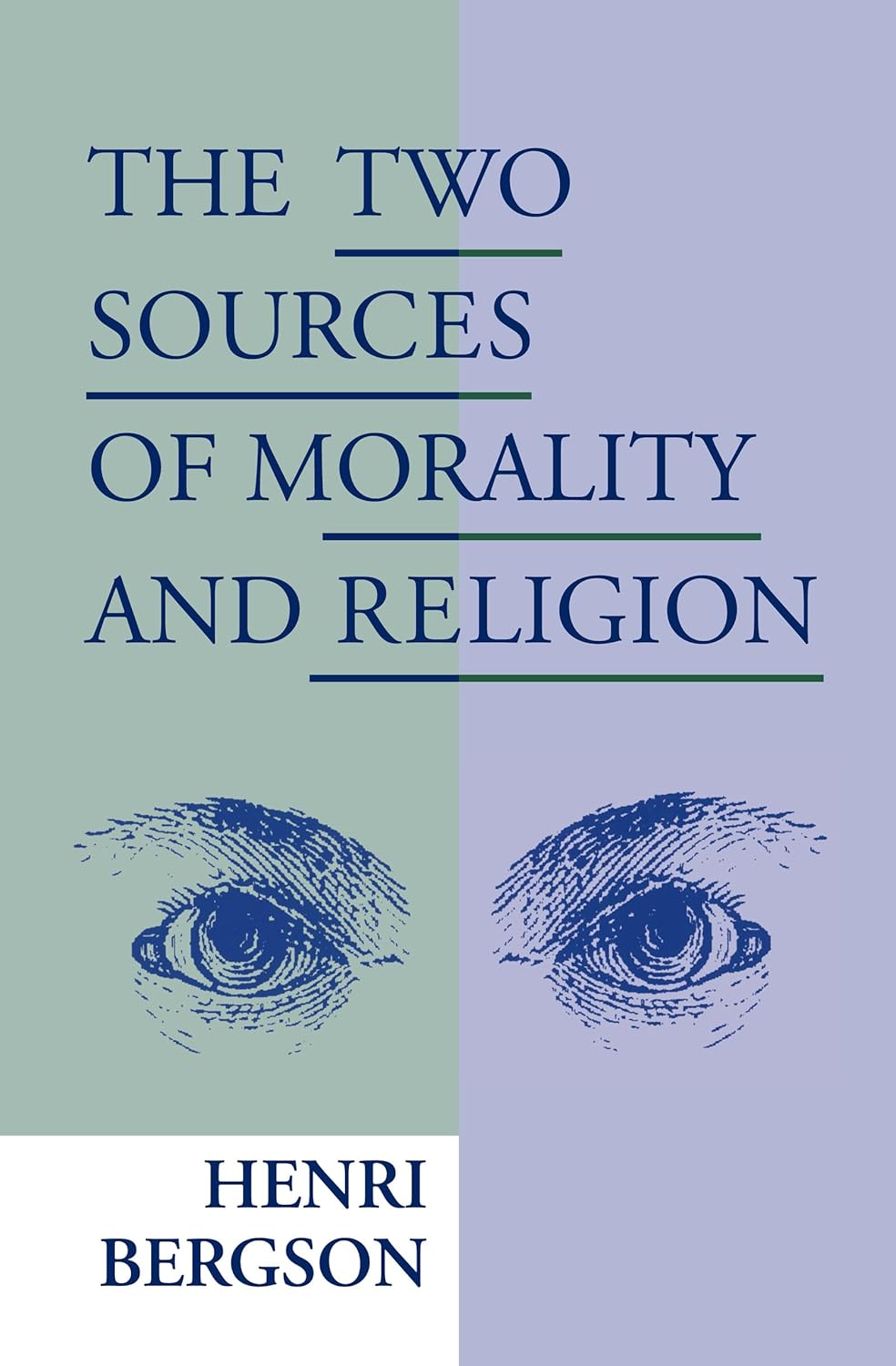 Henri Bergson: The Two Sources of Morality and Religion (1977, University of Notre Dame Press)