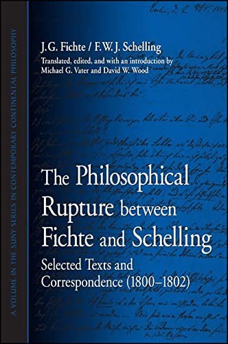 Friedrich Wilhelm Joseph von Schelling, Johann Gottlieb Fichte: The Philosophical Rupture between Fichte and Schelling (2012, State University of New York Press, SUNY Press)