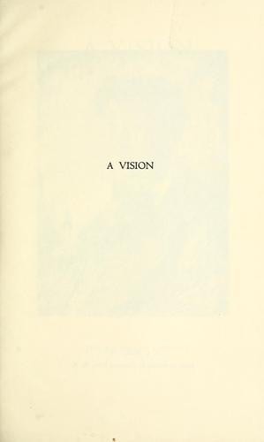 William Butler Yeats: A vision (1938, The Macmillan company)