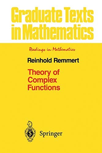 Reinhold Remmert: Theory of Complex Functions (Paperback, Springer)