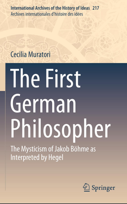 Cecilia Muratori: The First German Philosopher (Hardcover, Springer)